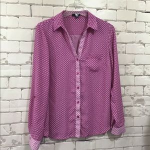 The Limited Sz M Button Down Top